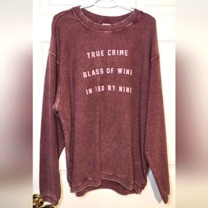 Women's Oversized Sweatshirt Size Medium